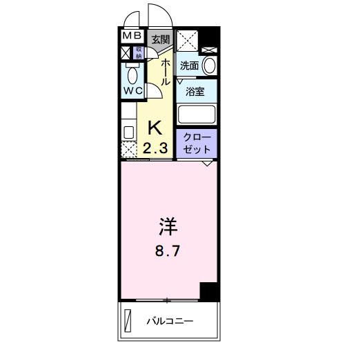 マンション・グラース（306） 間取り図画像