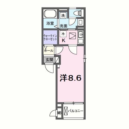 プログレＮΩ（102） 間取り図画像