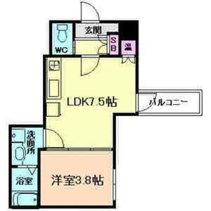 大阪市旭区千林アパート 間取り図画像