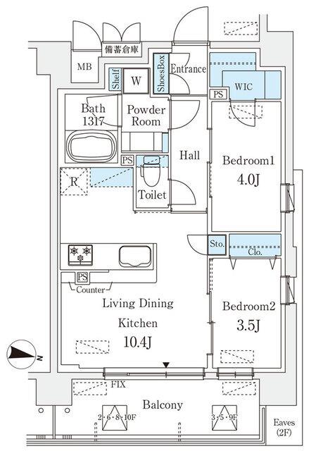 ＳＴＡＮＤＺ新大阪（301） 間取り図画像