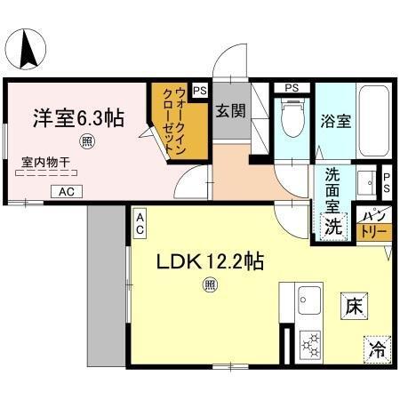 アザレア深江橋（103） 間取り図画像