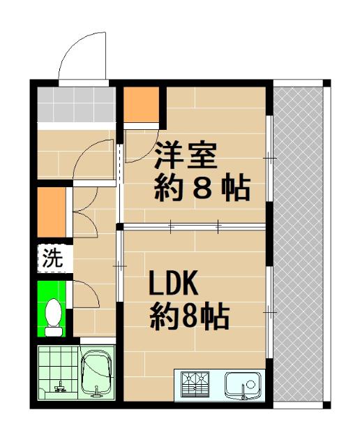 エスペランサー木下パート1（301） 間取り図画像