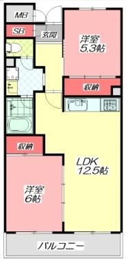 メゾン・ド・アルモニー 間取り図画像
