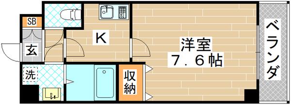 メッセージ大工大前 間取り図画像