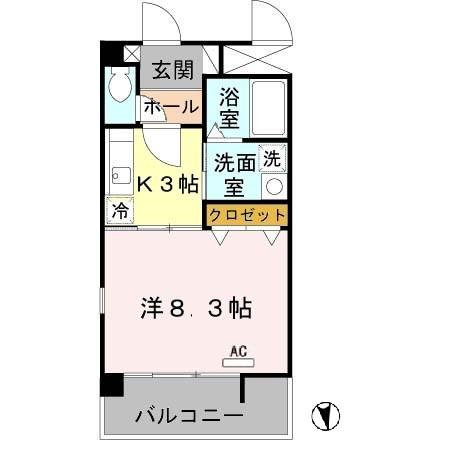 ＡＬＣＹＯＮＥ（206） 間取り図画像