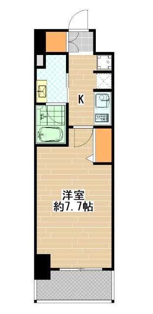 大阪市旭区森小路マンション 間取り図画像