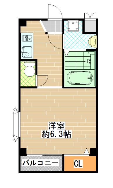大阪市旭区中宮マンション 間取り図画像