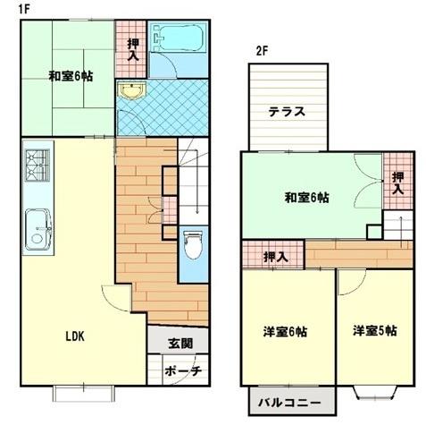 大阪市堺市南区御池台　中古テラスハウス 外観
