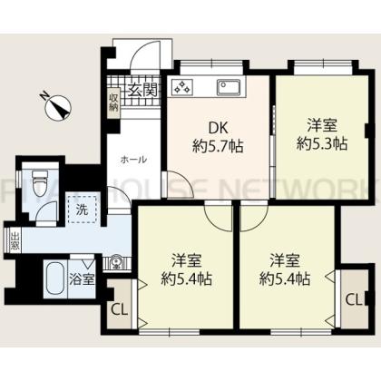  間取り図写真