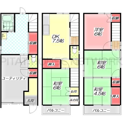  間取り図写真