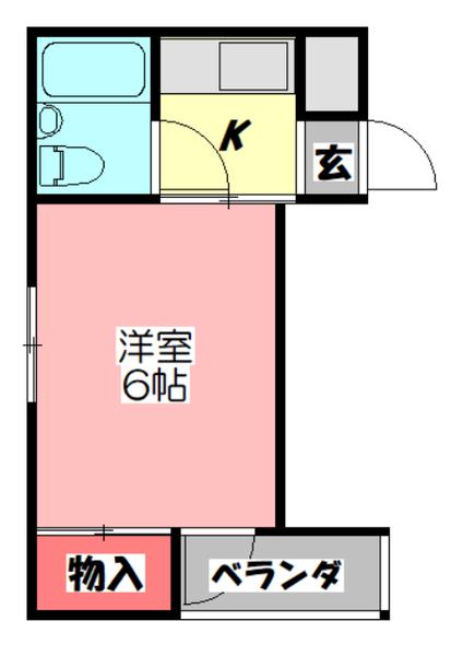 スカイハイツ大日 間取り図画像