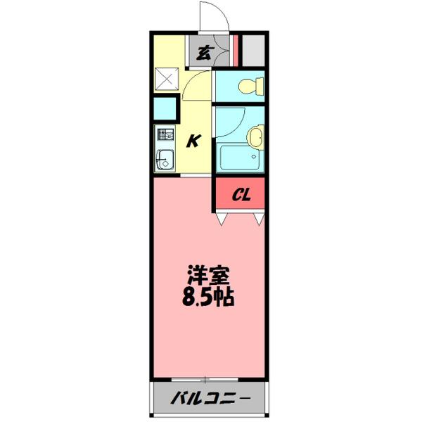 ギャレ グラン（旧黒川太子橋ﾏﾝｼｮﾝ） 間取り図画像
