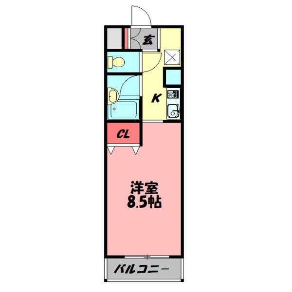 ギャレ グラン（旧黒川太子橋ﾏﾝｼｮﾝ） 間取り図画像