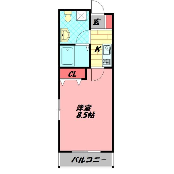 エステート大宮 間取り図画像