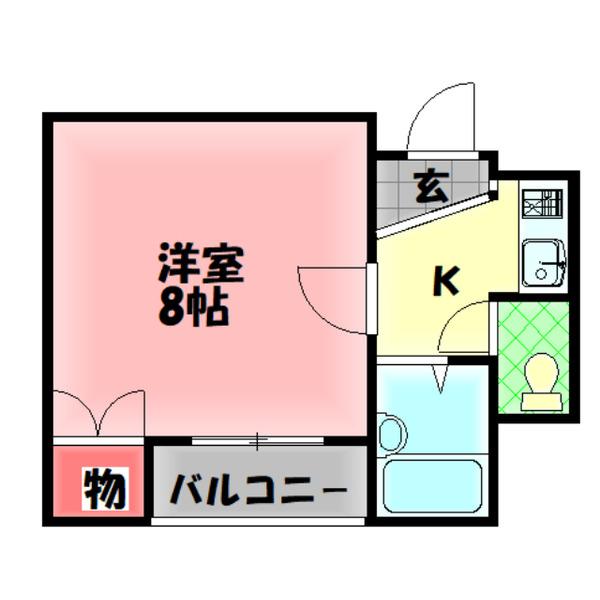 シャルマン清水 間取り図画像
