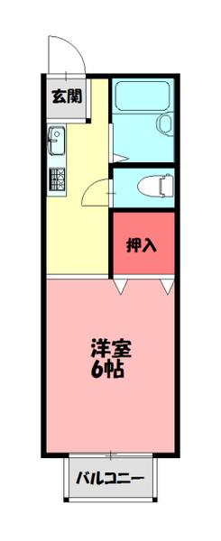 パティオ新森 間取り図画像