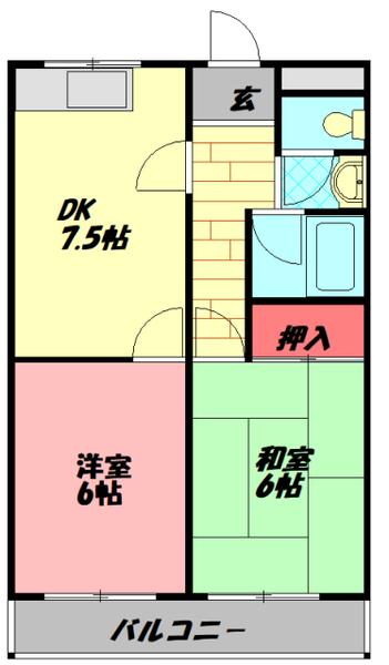 コムズスクエア大日 間取り図画像