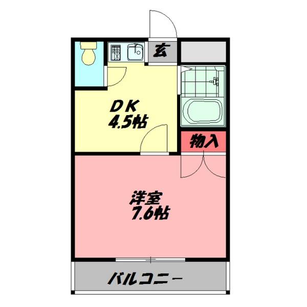 Ｍ’プラザ西三荘駅前 間取り図画像