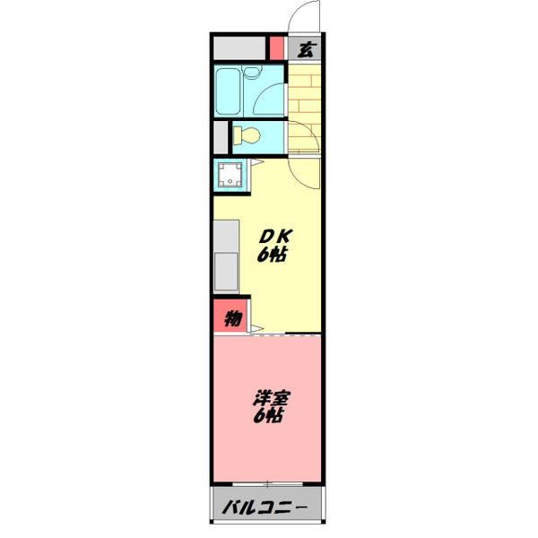 メゾン澤村2 間取り図画像