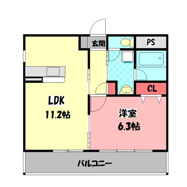 サンフレンズ新森 間取り図画像