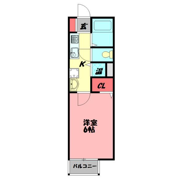 旭ハイツ 間取り図画像