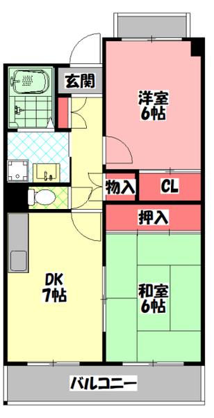 アドラブール古川橋 間取り図画像