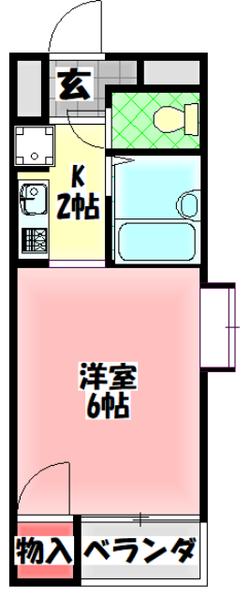 パレコート野里 間取り図画像