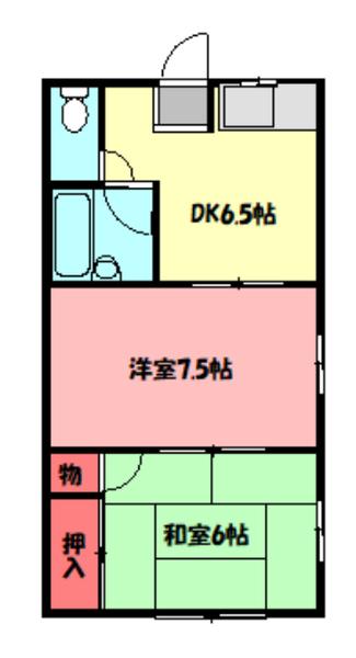 サングリーン有持 間取り図画像