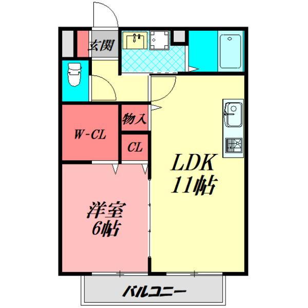 カーサ南野口 間取り図画像