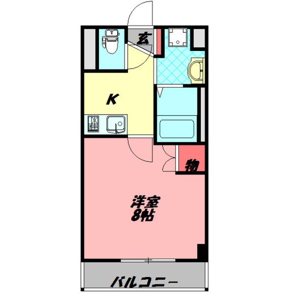 サンフレンドユー１ 間取り図画像