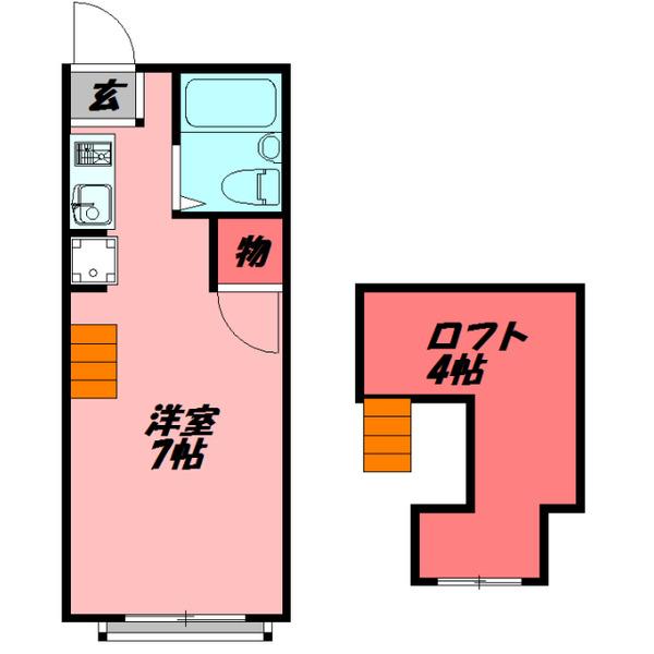 ハイツヴィラ 間取り図画像
