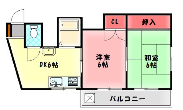 ハイツタナカ 間取り図画像