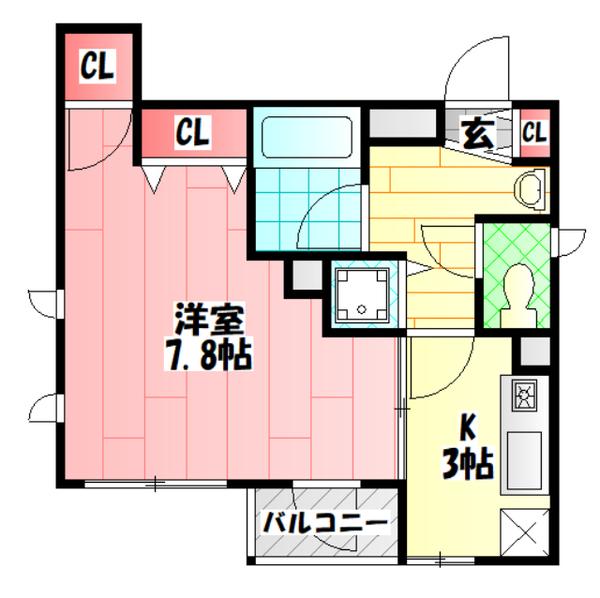 サンセール 間取り図画像