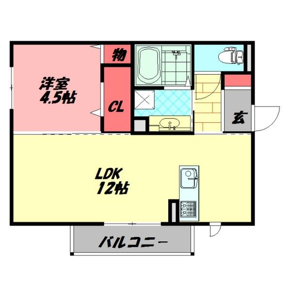 イロアス大日 間取り図画像
