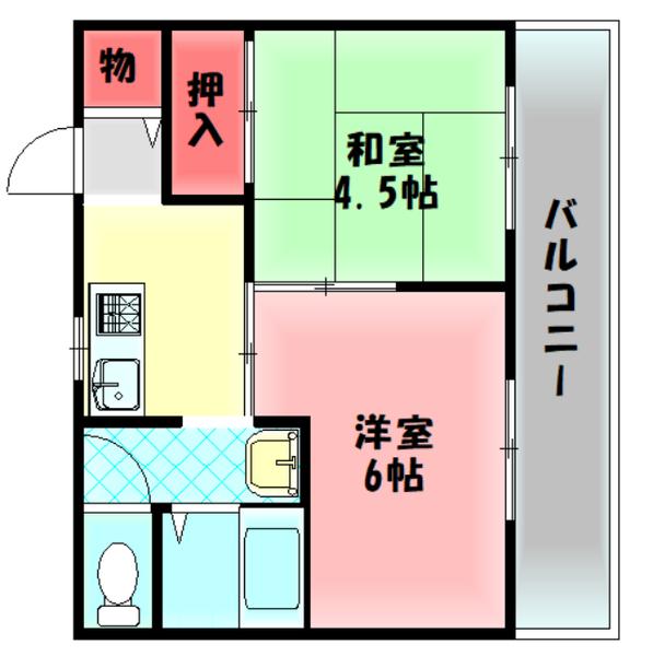 ロイヤルハイツ 間取り図画像