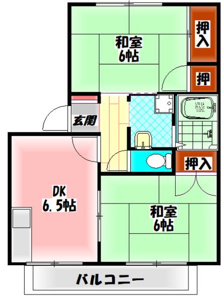 タウンコート守口A棟 間取り図画像