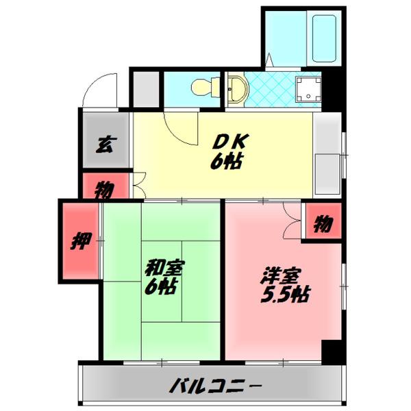 コーポ守口 間取り図画像