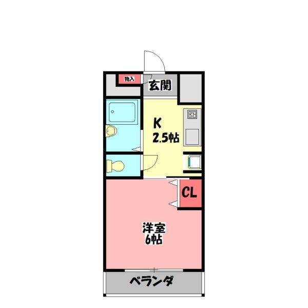 エスポアールはしば 間取り図画像