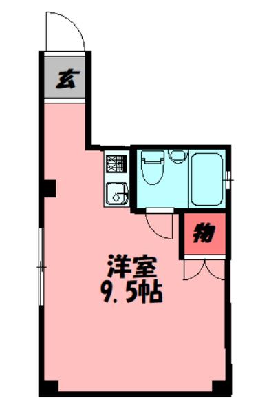 太子橋駅前ハイツⅡ 間取り図画像
