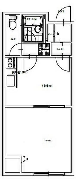 門真市本町アパート 間取り図画像