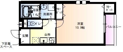 フジパレス太子橋Ⅲ番館 間取り図画像