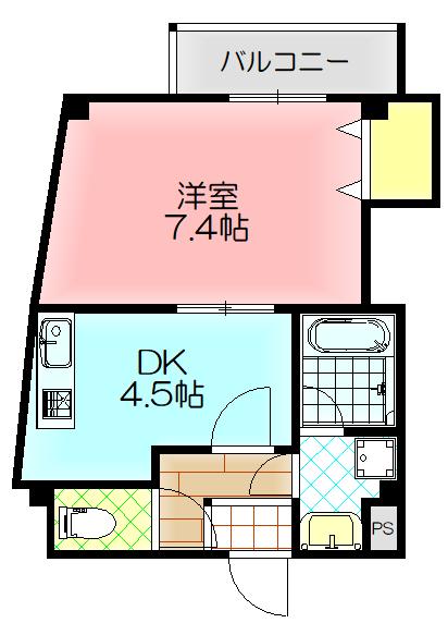 門真市月出町マンション 間取り図画像