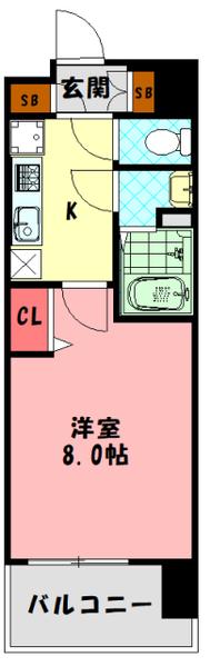 ラグゼナ門真 間取り図画像