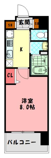 ラグゼナ門真 間取り図画像