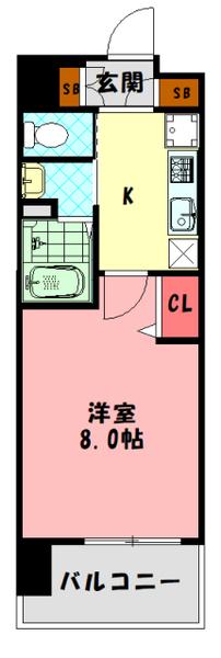 ラグゼナ門真 間取り図画像