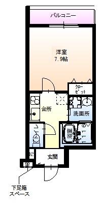 フジパレス滝井元町Ⅱ番館 間取り図画像