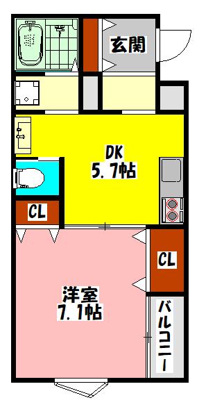 seesaw小路町 間取り図画像