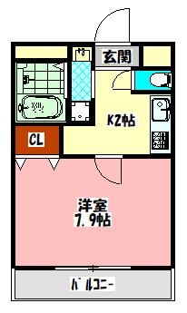 ヴィラナリー太子橋今市 間取り図画像
