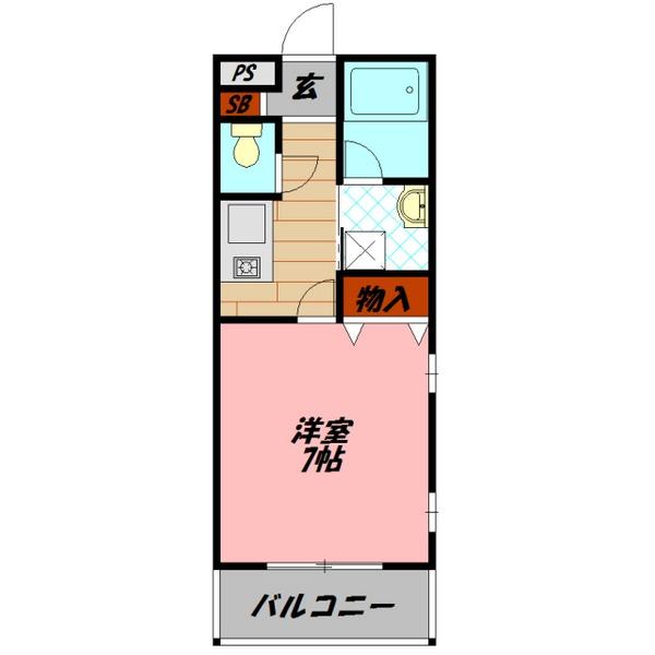 ツインズナガタ 間取り図画像