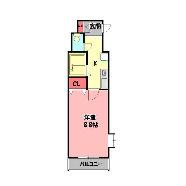 アヴェーレ太子橋 間取り図画像